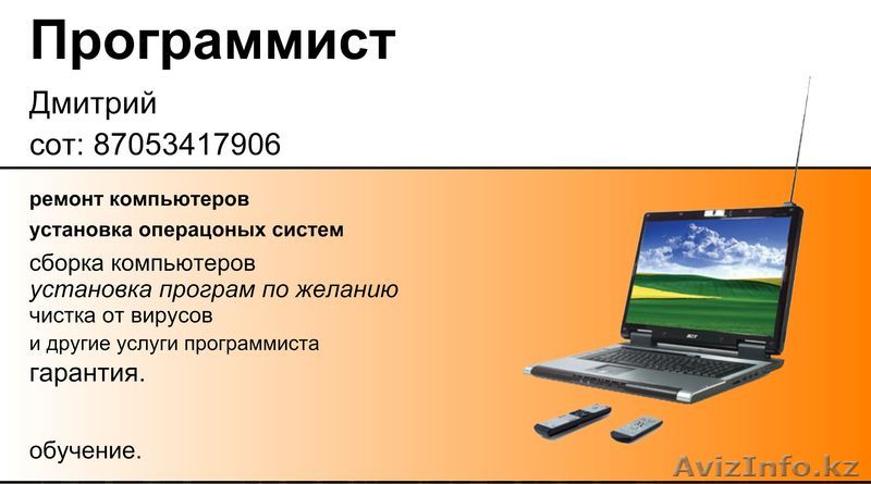 профисиональный программист - Изображение #1, Объявление #965290