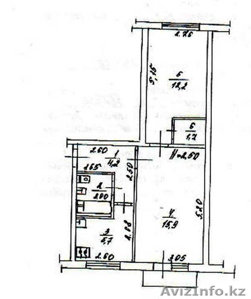 2-комнатная квартира Улица Айманова 18  - Изображение #1, Объявление #1156314