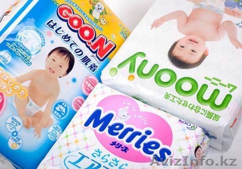 Подгузники Moony и Merries - Изображение #1, Объявление #1169011