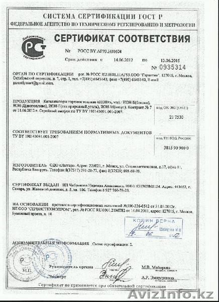 Катализатор ИОН-Б , ИОН-Д - Изображение #1, Объявление #691866