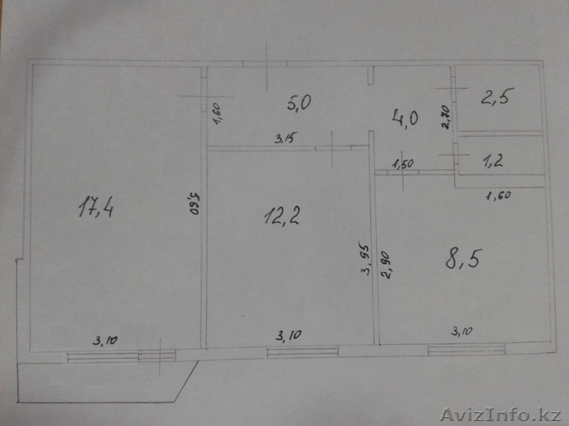 Продам 2-х комнатную квартиру в мкр. Дачный - Изображение #1, Объявление #1239805
