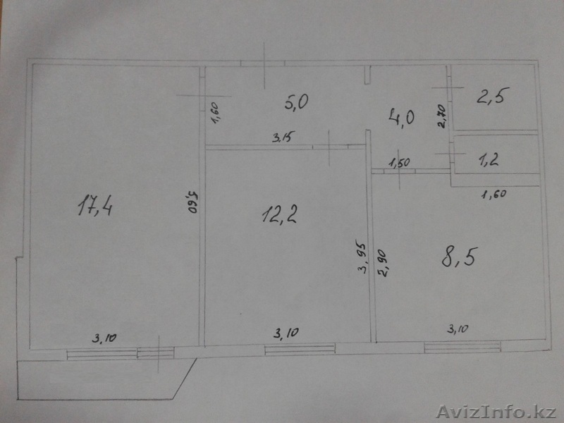 Продам квартиру в мкр.Дачный - Изображение #1, Объявление #1271259