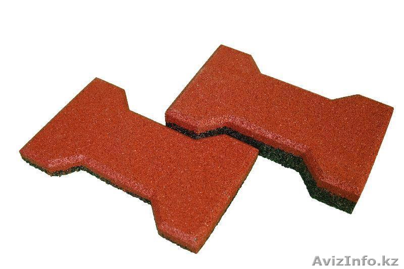 Резиновая брусчатка «Катушка» (толщина 40 мм) - Изображение #1, Объявление #1312297