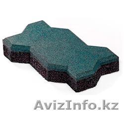 Резиновая брусчатка «Волна» (толщина 40 мм) - Изображение #1, Объявление #1312295