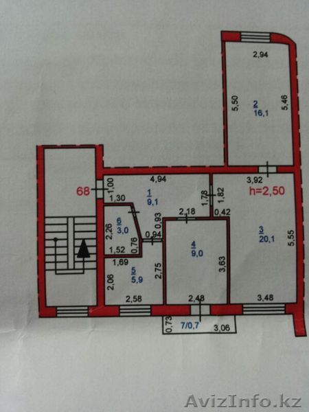 3 комнатную квартиру продам - Изображение #1, Объявление #1511155
