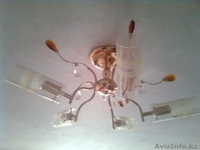 люстра золотистая 5 рожковое - Изображение #1, Объявление #608311