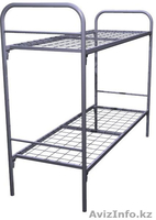 Кровати металлические для казарм, кровати двухъярусные для общежитий, оптом - Изображение #4, Объявление #1436420
