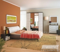 Спальная гарнитура. Кровать, шкаф, комод - Изображение #1, Объявление #1437059