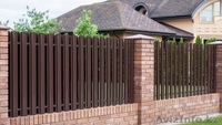 Заборы, ограда, евроштакетник для Вашего дома или предприятия. г. Павлодар - Изображение #1, Объявление #1462355
