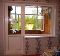 Пластиковые окна. Балконный блок с глухим окном. (панельный дом) - Изображение #4, Объявление #1636187