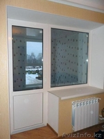 Пластиковые окна.Балконный блок с глухим окном. (кирпичный дом) - Изображение #3, Объявление #1636189