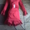 продам платье красный атлас ,  44-46 размер . #1115311