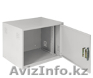  Настенный антивандальный шкаф, 9U, Ш600хВ470хГ450мм, OEM, серый - Изображение #1, Объявление #1016085
