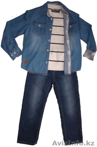 Детские джинсовые рубашки из Германии на мальчика, 100% Био-Хлопок - Изображение #2, Объявление #1179404