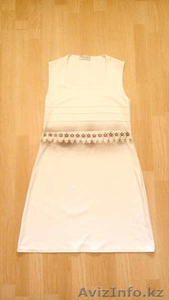 Белое  трикотажное платье - Изображение #1, Объявление #1468820