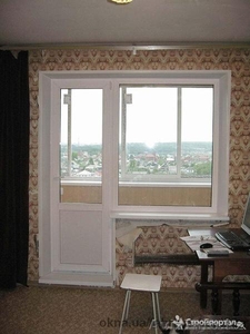 Пластиковые окна. Балконный блок с глухим окном. (панельный дом) - Изображение #5, Объявление #1636187