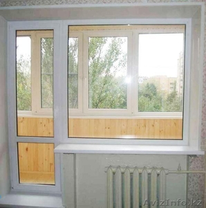 Пластиковые окна. Балконный блок с глухим окном. (панельный дом) - Изображение #6, Объявление #1636187