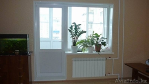 Пластиковые окна.Балконный блок с глухим окном. (кирпичный дом) - Изображение #8, Объявление #1636189