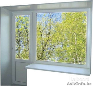 Пластиковые окна.Балконный блок с глухим окном. (кирпичный дом) - Изображение #9, Объявление #1636189