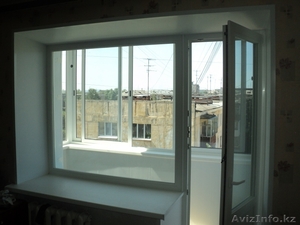 Пластиковые окна.Балконный блок с глухим окном. (кирпичный дом) - Изображение #10, Объявление #1636189