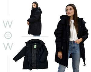 ЖЕНСКАЯ КУРТКА ПАРКА ОПТОМ.ВСЕ РАЗМЕРЫ ОТ S ДО 3XL.