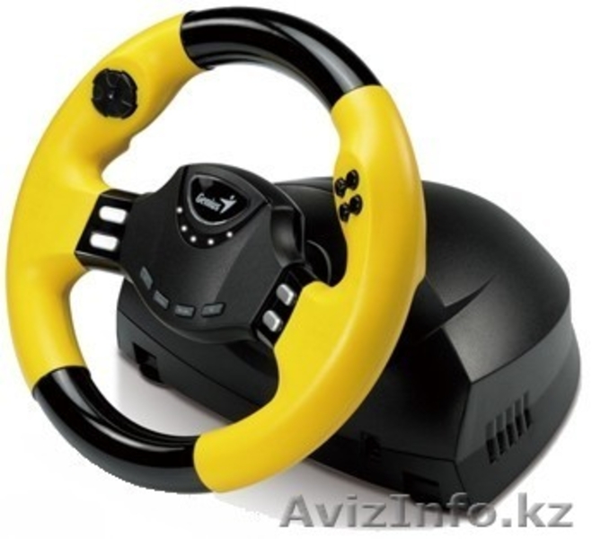 РУЛЬ ИГРОВОЙ КОМПЬЮТЕРНЫЙ GENIUS SPEED WHEEL RV - Изображение #3, Объявление #549382