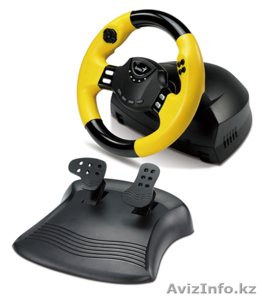 РУЛЬ ИГРОВОЙ КОМПЬЮТЕРНЫЙ GENIUS SPEED WHEEL RV - Изображение #1, Объявление #549382