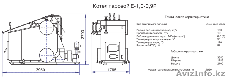 Котлы паровые Е-1,0-0,9 ДСЕ-1,6-14 и ДСЕ-2,5-14 - Изображение #1, Объявление #774909