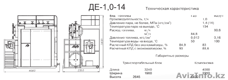 Котлы паровые Е-1,0-0,9 ДСЕ-1,6-14 и ДСЕ-2,5-14 - Изображение #3, Объявление #774909