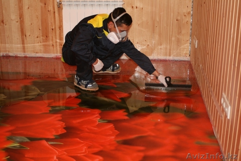 Наливной дизайнерский пол в Павлодаре - Изображение #2, Объявление #972405