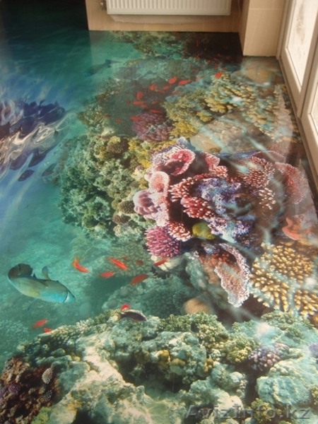 Наливные трехмерные полы в Павлодаре - Изображение #2, Объявление #1003167