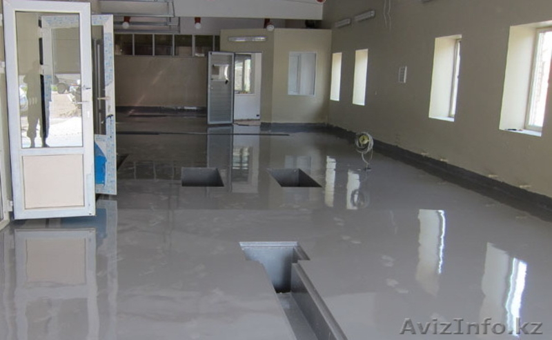 Наливной эпоксидный пол для автомойки - Изображение #1, Объявление #1003154