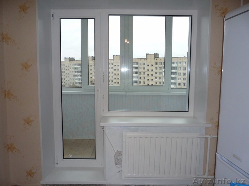 Пластиковые окна.Балконный блок с глухим окном. (кирпичный дом) - Изображение #5, Объявление #1636189